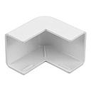 Curva externa pvc blanco 20mmx10mm - HOFFENS