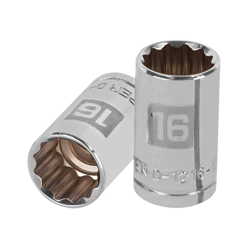 Dado poligonal 1/2" 16mm - TRUPER
