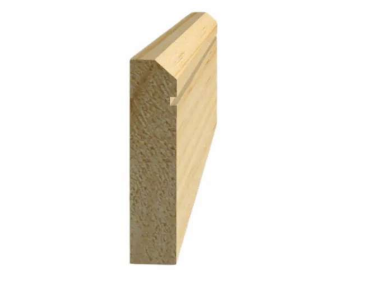 Guardapolvo pino finger join chaflan/canteria 13x70x3000