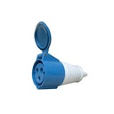 Hembra volante industrial 2p+T 32A IP44 - LEXO