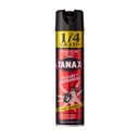 Insecticida aerosol pulgas y garrapatas 220cc + 1/4 gratis TANAX