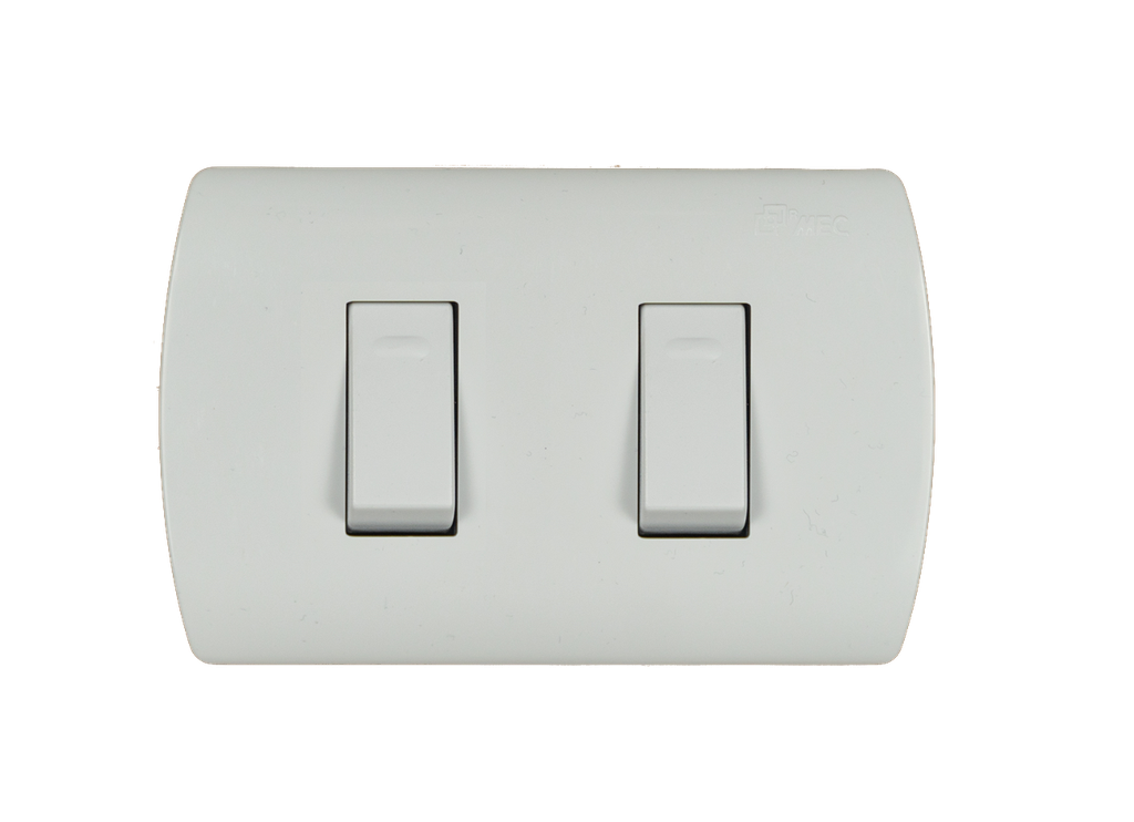 Interruptor 9/15 blanco armado embutido 16A Aris Pro - MEC