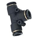Acople rapido tee RGR 6mm