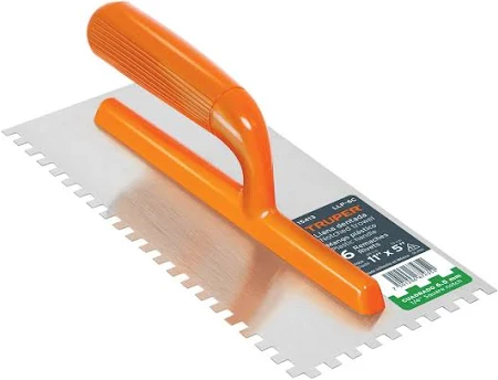 Llana dentada 11"(28cm)x5"(13cm) m/plástico - TRUPER