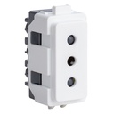 Modulo enchufe 10A BLANCO ARIS MEC