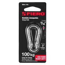 Mosqueton acero 3/16" x 2" - FIERO