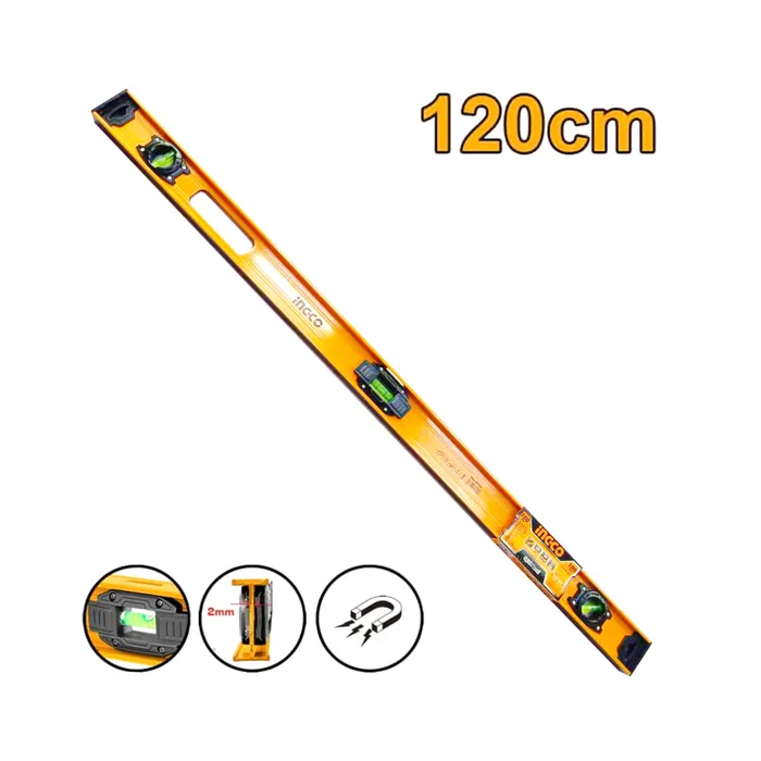Nivel de 3 burbujas en 1 120cm - INGCO