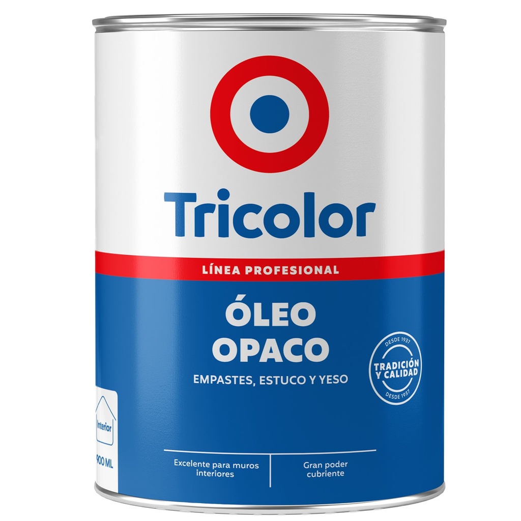 Oleo opaco BLANCO PERFECTO 900ml - TRICOLOR