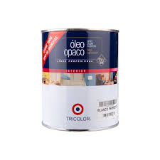 Oleo opaco NEGRO 1/4 galón - TRICOLOR