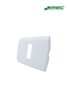 Placa simple 1 modulo blanco ARIS MEC D2.7