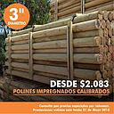 ROLLETE IMPREGNADO 3 a 4" X 2.60mt POLIN