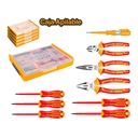 Set herramientas VDE industrial+ caja organizadora 9PCS - INGCO