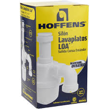 Sifon lavaplatos LOA S/C 1 1/2" y 1 1/4"x 40mm - HOFFENS