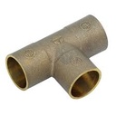 Tee bronce so so 3/4" Dimaco
