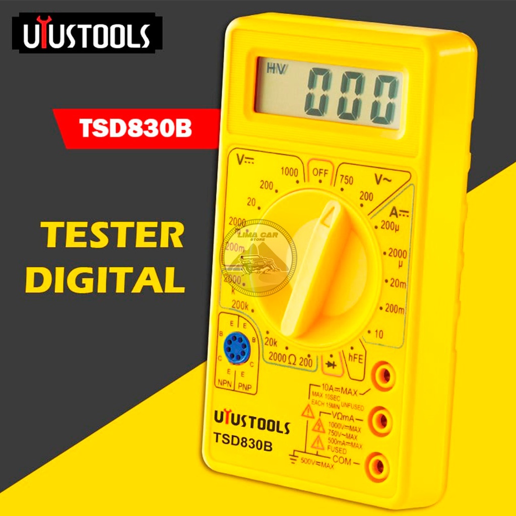 Tester multimetro digital 10a - UYUSTOOLS