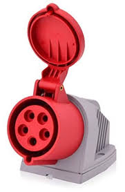 Toma industrial sobrepuesto 3P T 32A 415V IP 44