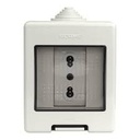 Tomacorriente SENCILLO hidrobox 10/16A MEC