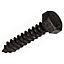 Tornillo tirafondo NEGRO IMPORPER 5/16x 4" U