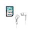 audifono blanco manos libres alambrico PHILIPS M15