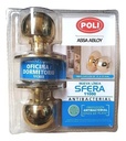 cerradura cilindrica sfera 11204 baño/dormitorio INOX. ANTIBACTERIAL POLI