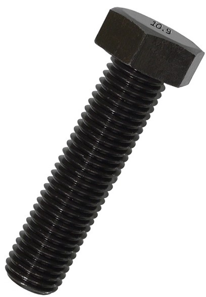 12x50mm Perno hex.MI G 8.8 D 961 P 1.5 BLACK UNIDAD