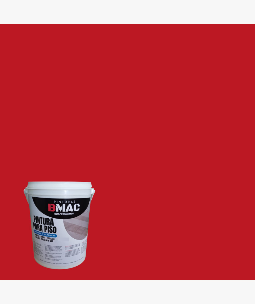 pintura para piso rojo TINETA bmac
