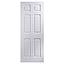 puerta prepintada blanca 80X2MT SINFONIA