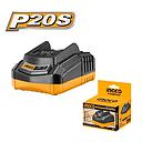 Cargador de bateria P20S normal industrial 2AH/4AH/5AH 20V - INGCO