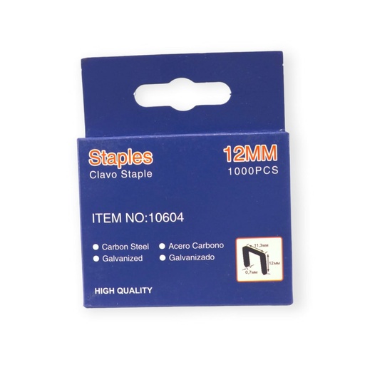 [CO120172] Corchetes 12mm - VALPRIK