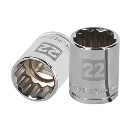 [ESCE0493] Dado poligonal 1/2" 22mm - TRUPER