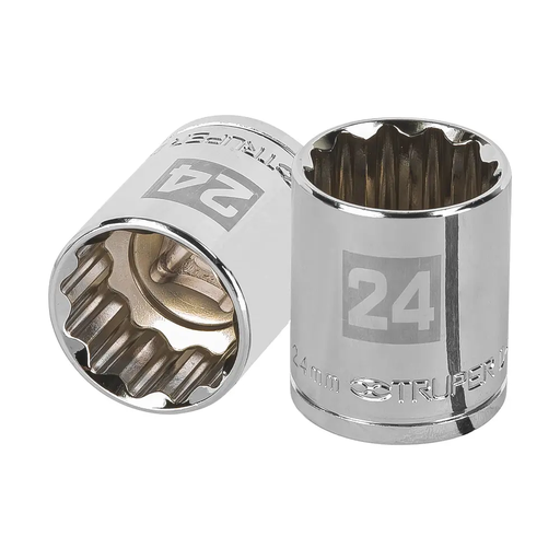 [CAAB9930] Dado poligonal 1/2" 24mm - TRUPER