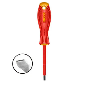 [DEIN6677] Destornillador industrial aislado punta plana  SL4X100MM - INGCO