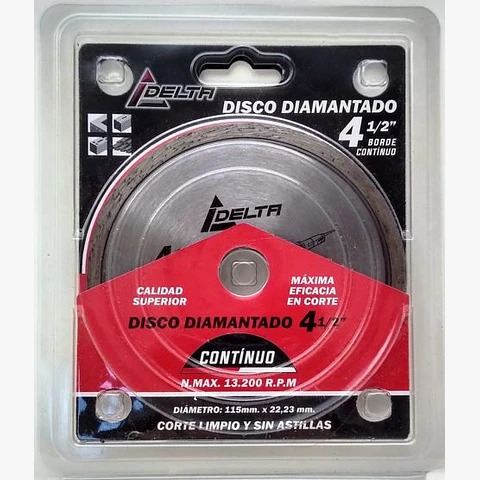 [DIDI0371] Disco diamantado continuo 4 1/2" DELTA