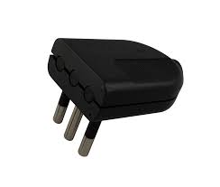 [CIAD0010] Enchufe macho convertible S/R NEGRO 250V 10A 2P - MEC