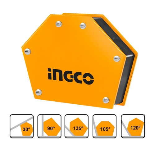 [ESMA0447] Escuadra magnetica 4" 9 angulos 50 lbs - INGCO