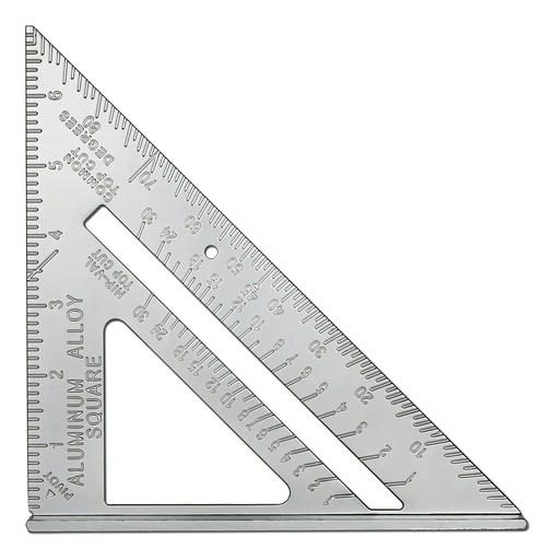 [ESIM0446] Escuadra triangular aluminio 7" - FERRETOOLS