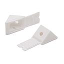 [ESTR0467] Escuadra triangular plastica blanca Unidades