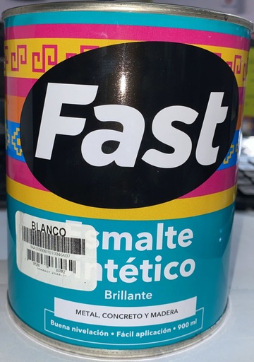 Esmalte sintetico NEGRO galon 3.8L FAST