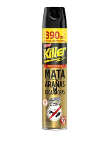 Insecticida mata arañas y cucarachas 390cc - KILLER