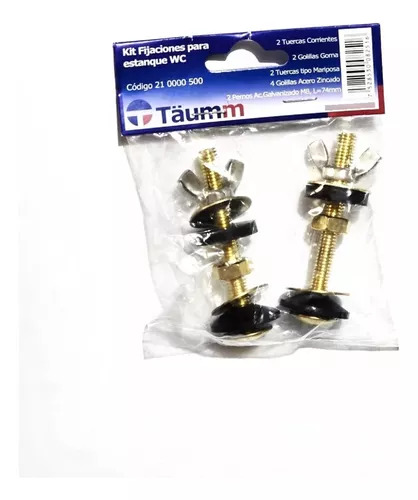 [KIPE0932] Kit pernos fijacion estanque taza WC TAUMM