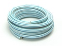 Manguera bicolor 1/2" blanca/verde estriada X MTS - HOFFENS