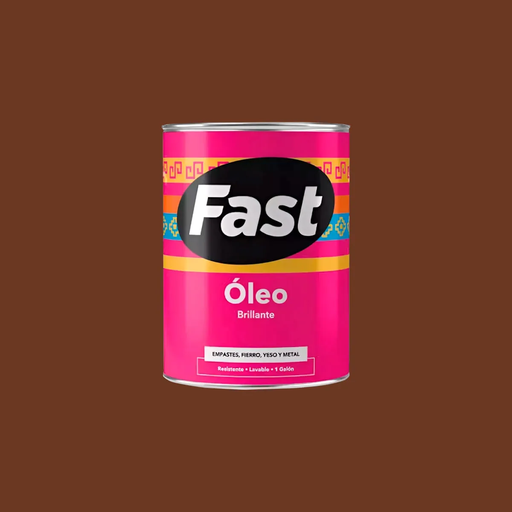 [ALGE9530] Oleo brillante CAFE OSCURO galón - FAST