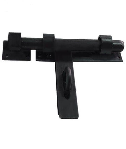 PESTILLO CARCELERO 6" x 1/2" NEGRO