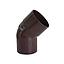 Codo canaleta M-H CAFE 75mmx45° - HOFFENS