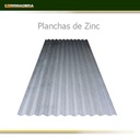 Plancha zinc acanalado 0.35mmx85cmx3.66mts MCT