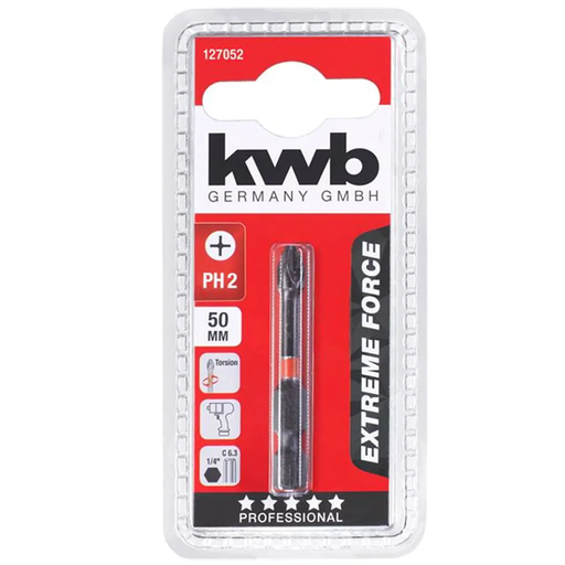 [TOPU3826] Punta PH2 50mm EXTREME FORCE - KWB