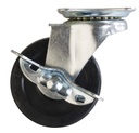[RUGO6511] Rueda goma C/BASE giratoria 2" C/freno LIOI U