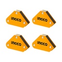 [SEES1911] Set escuadras magneticas 4 piezas 10LB - INGCO