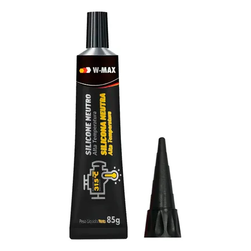 Silicona alta temperatura PRO 85G NEGRO - WMAX