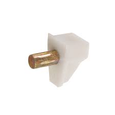 Soporte repisa blanco plastico/metal 20u